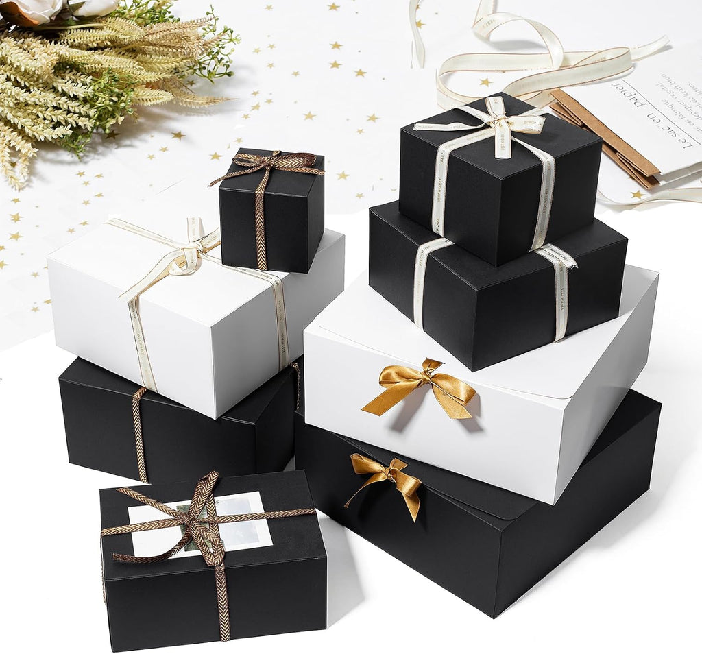12x12x5 Large Gift Boxes with Lids 10 Pack Bridesmaid Proposal Box