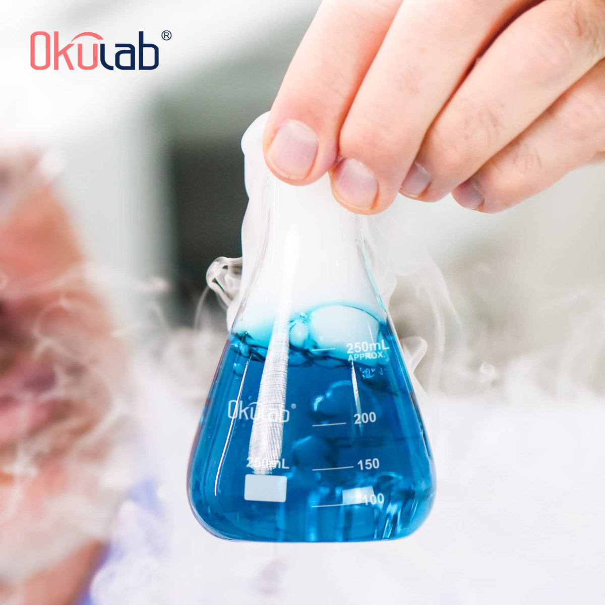 Conical Flask Set, Glass Erlenmeyer Flask Set, Include Vol.50.150.250.500.1000ml, Borosilicate Glass 3.3, with