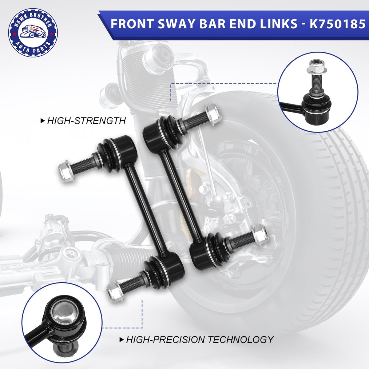 10Pcs Suspension Kit Front Upper Control Arms with Ball Joints