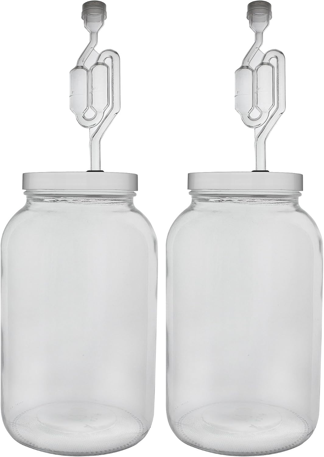 Star San 16 Ounce Brew Sanitizer and FastRack One Gallon Wide Mouth Jar Fermentation Kit (Set of 2)