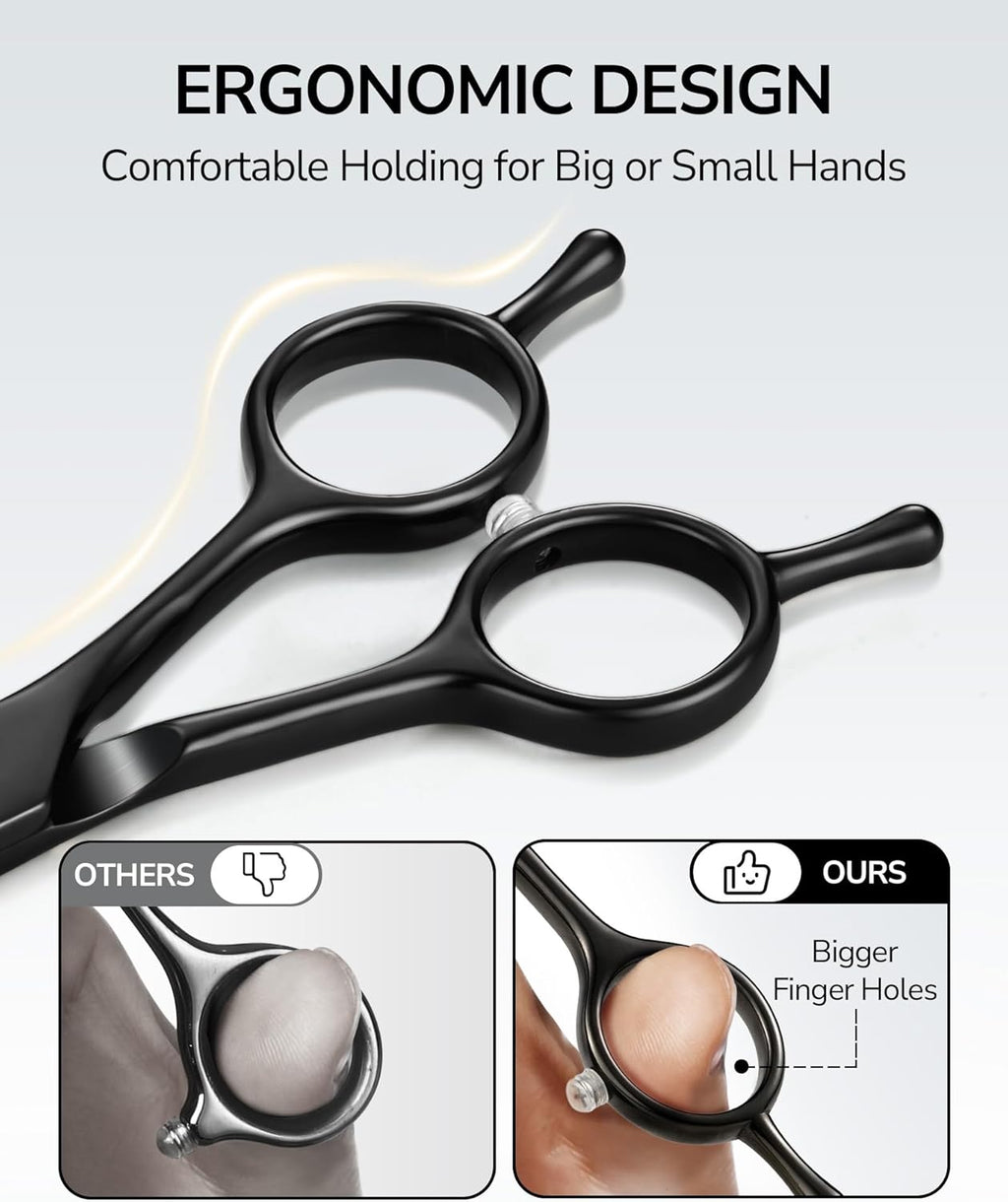 Professional Thinning Shears for Hair Cutting - 6.5’’ Hair Thinning Scissors, Ultra Sharp Japanese Stainless Steel