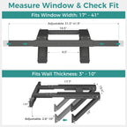 No-Drilling Window Air Conditioner Support Bracket, AC Holder Stand Mount