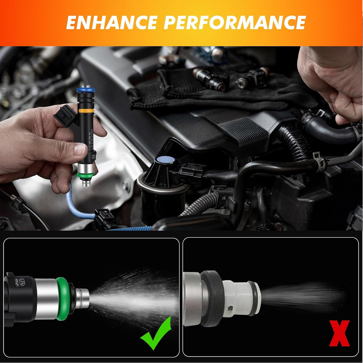 Fuel Injector Fit for Jeep Wrangler Dodge Caravan Chrysler Town 2007-2010
