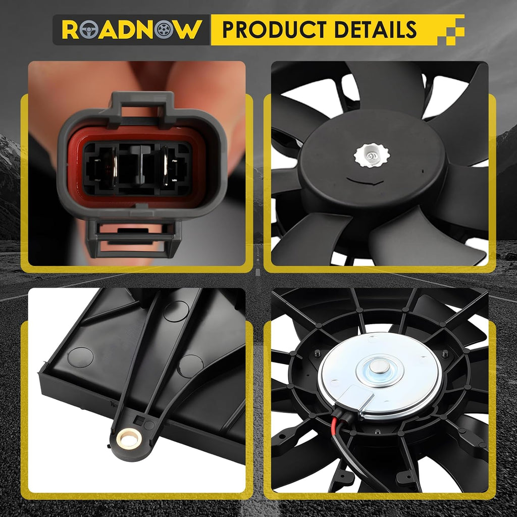 620-225 Radiator Cooling Fan Fit for Honda Accord L4 2.4L 2003-2007