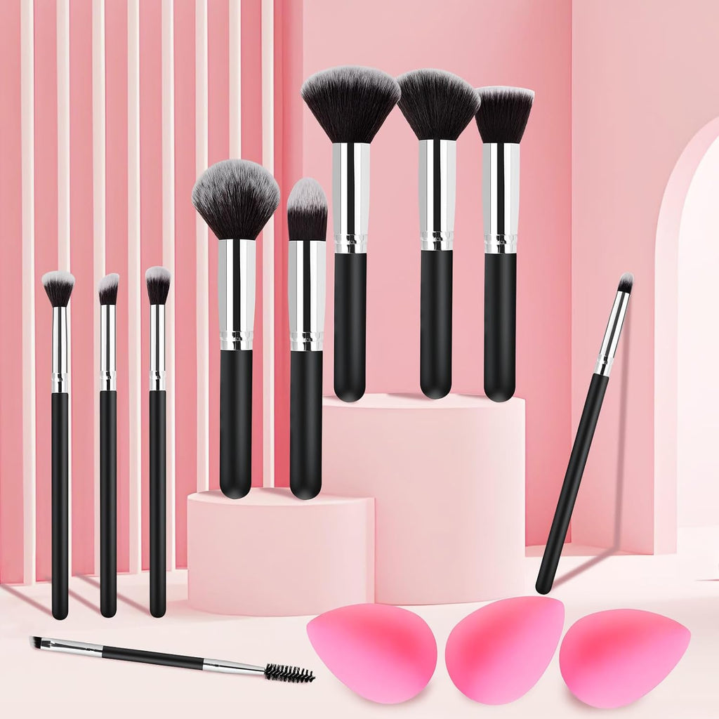 Makeup Brushes Set for Women, Christmas Stocking Stuffers for Teen Girls | Gifts for Women Wife, Professional 13 Pcs