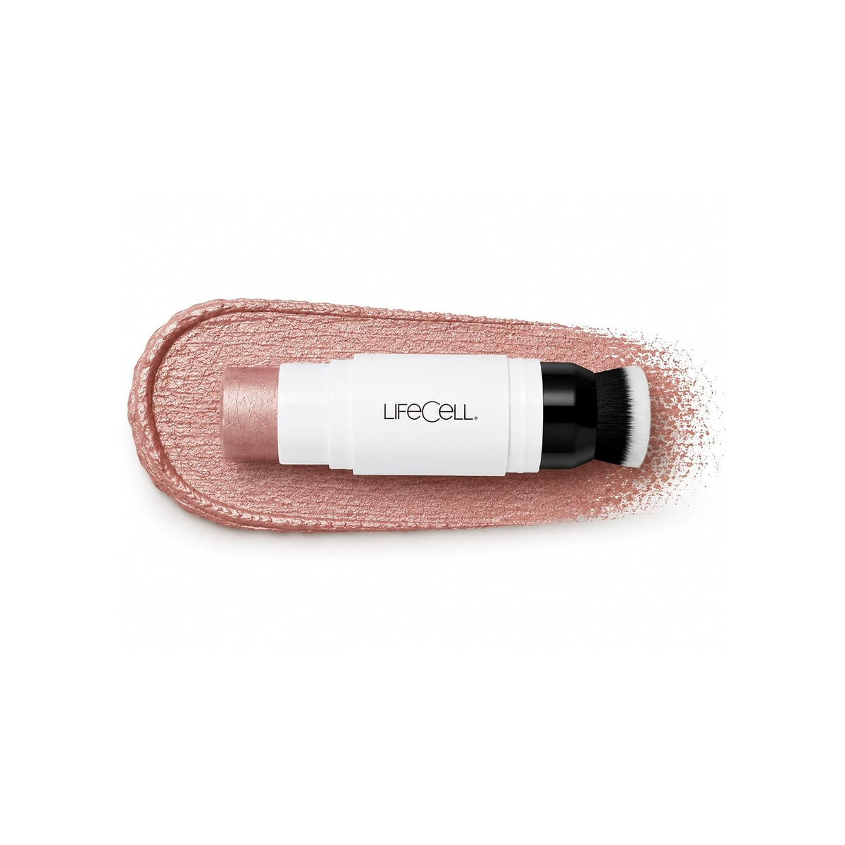 Cream Highlighter Stick, Rose - Vegan Glow, 0.25oz