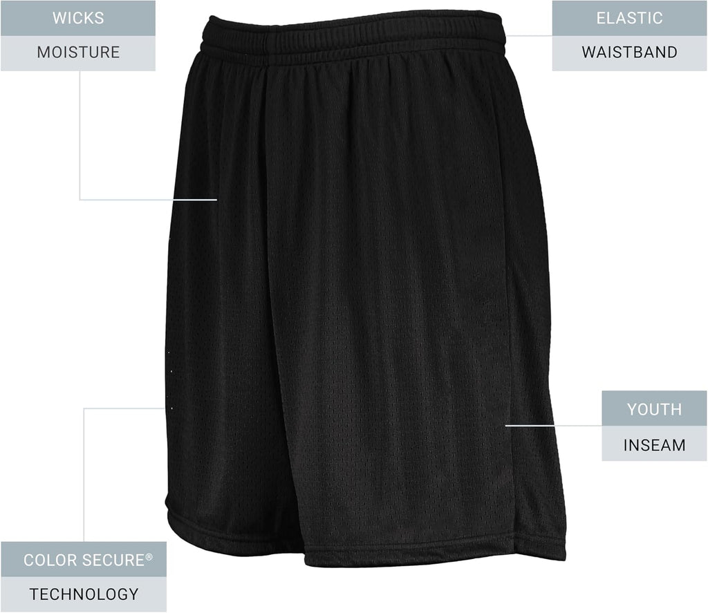 Boys' Augusta Sportswear Youth Modified Mesh Shorts