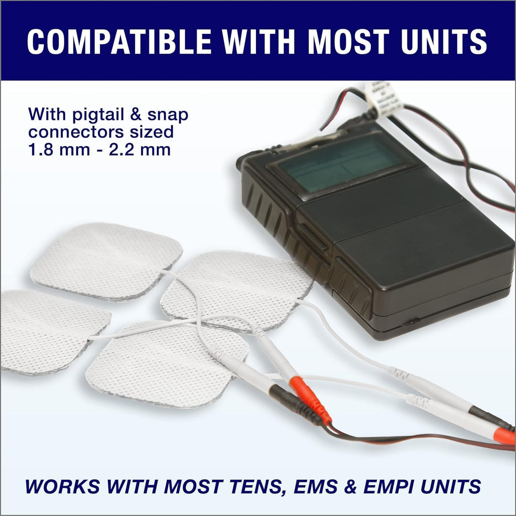 Tens Unit Electrodes Pads 2x2 20 Pcs Replacement Pads Electrode Patches for Electrotherapy
