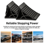 Wheel Chocks for RV Trailer Car Camper Durable Safty Block 4 Pack