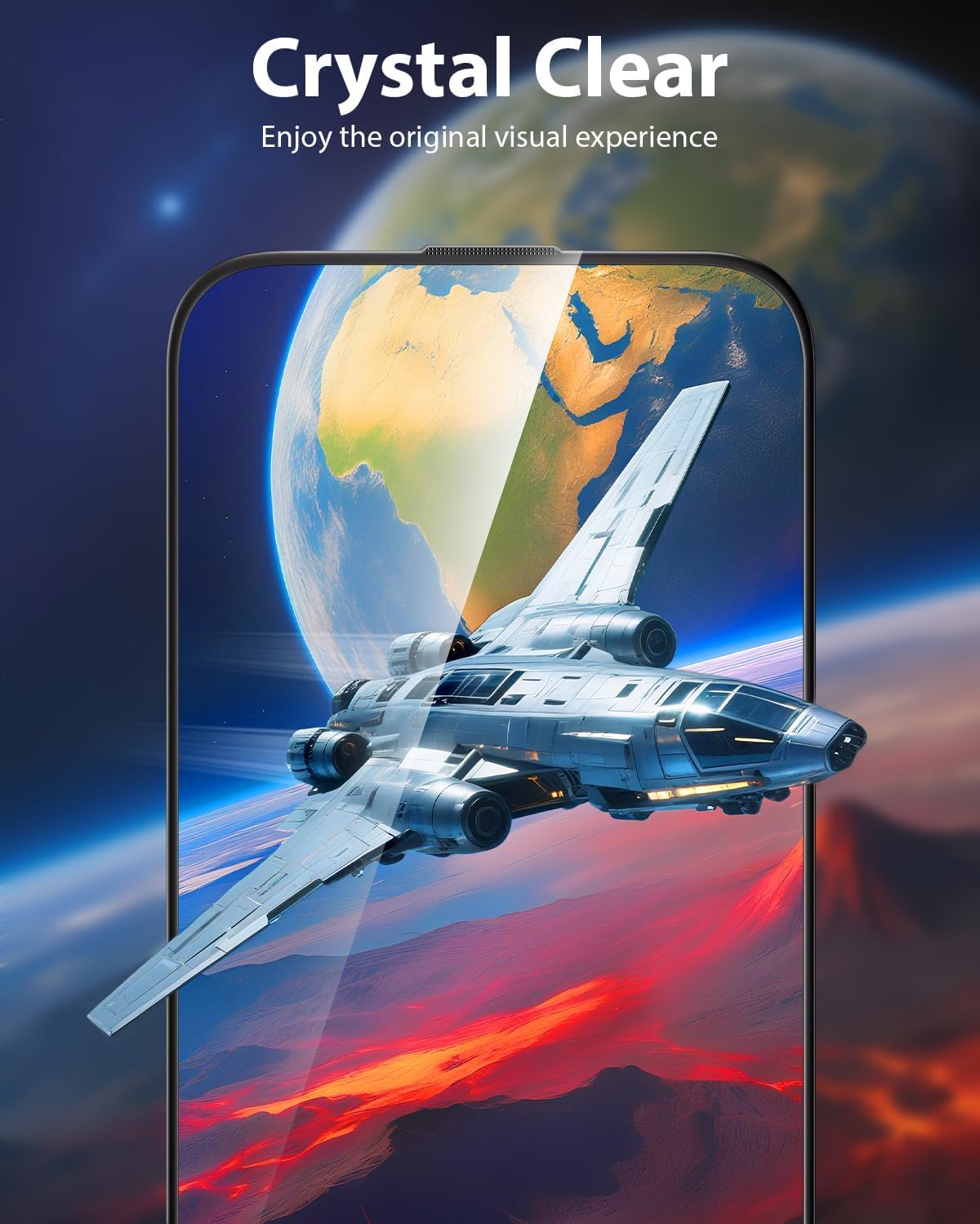 for iPhone 17 Screen Protector 3 Pack, [9H+ Hardness] [Military-Grade Drop Protection] [Sensitive Touch] [Easy
