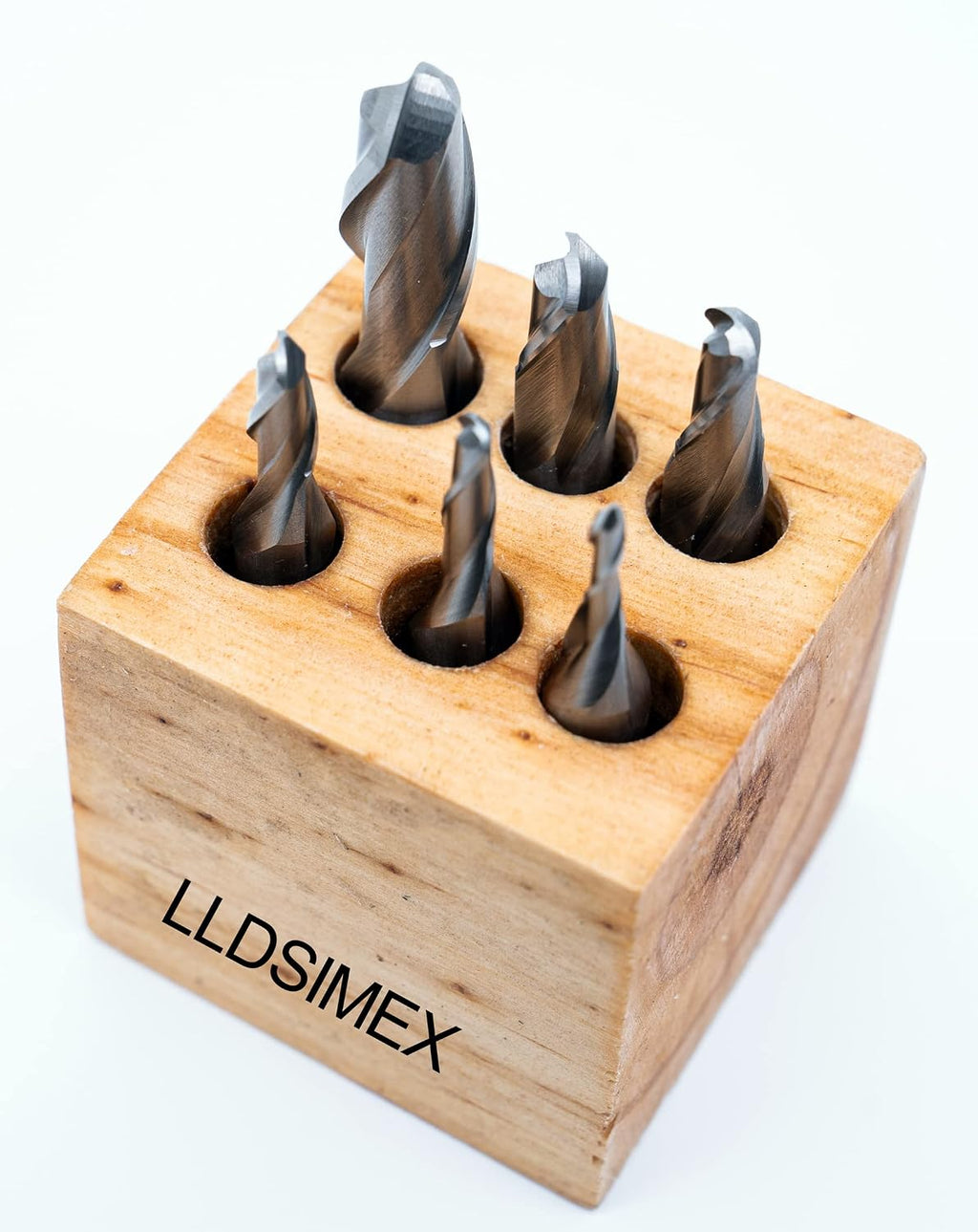 M2 HSS 6PC Set Ball END Two Flute END Mills Set 1/8-1/2