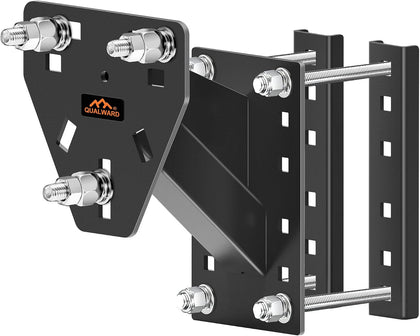 Trailer Spare Tire Mount, Boat Spare Tire Mount for Utility Trailer, Powder Coat Spare tire Carrier, Fits Most 4 & 5
