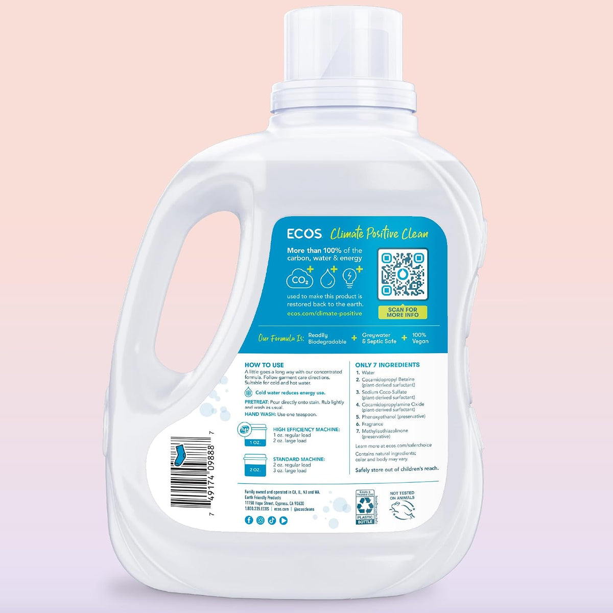 Laundry Detergent Liquid, Magnolia Lily, 100 Fl Oz (Pack of 2)