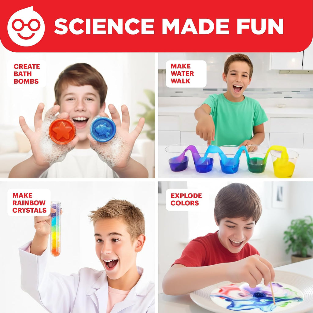 Ultimate Science Experiments Kit for Kids Ages 8+ | Science Kits for Kids Ages 8-12, 135+ Experiments, Birthday Gift