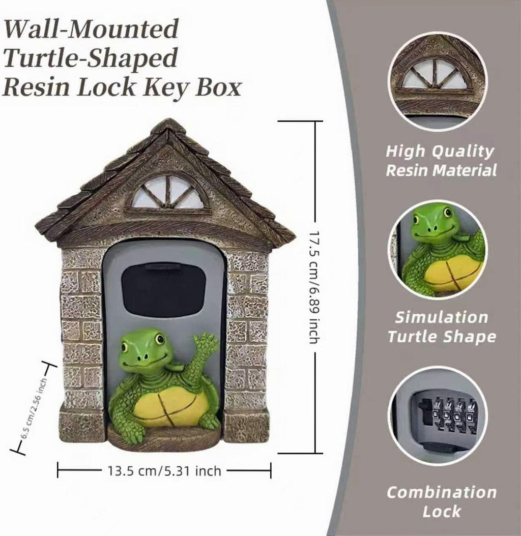 Key Lock Box Outside Hide A Key Outdoor Key Holder Wall Mount Large Lockbox with Code House Portable Spare