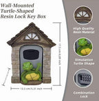 Key Lock Box Outside Hide A Key Outdoor Key Holder Wall Mount Large Lockbox with Code House Portable Spare