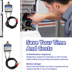BOJACK 3 Amp 5 Amp Resettable Fuse HVAC Tools Circuit Tester