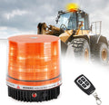 LED Remote Control Wireless Battery Beacon Amber Light | Magnetic Rechargeable Rotating Strobe Flashing Emergency