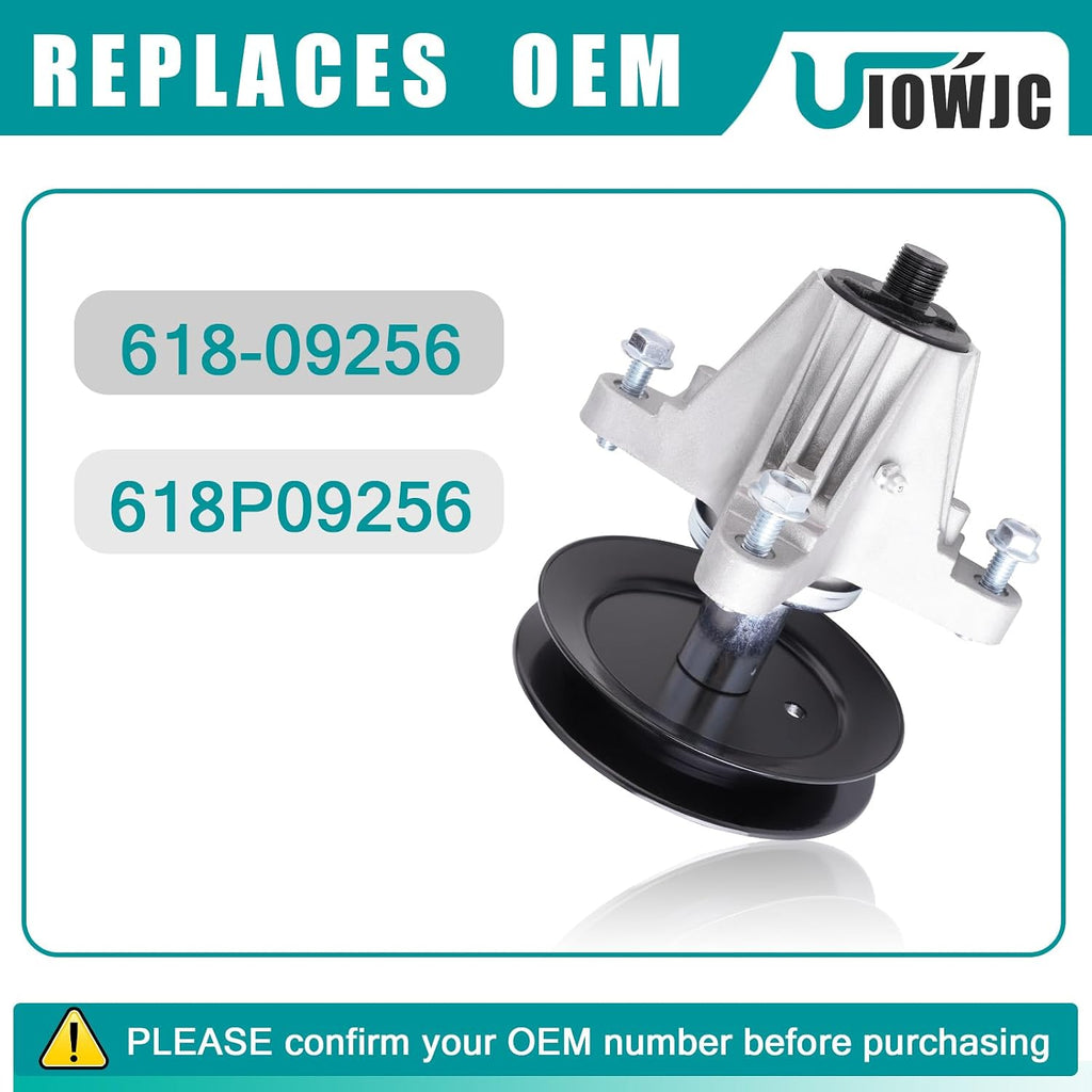 50 inch Mower Deck Spindle Assembly 618P09256 618-09256 Fits for Cub Cadet Ultima ZT1 50 ZT2 50 ZTS1 50 ZTS2 50 MTD Craftsman Z5600 Z5650 Troy Bilt Mustang Z50 Zero Turn Parts