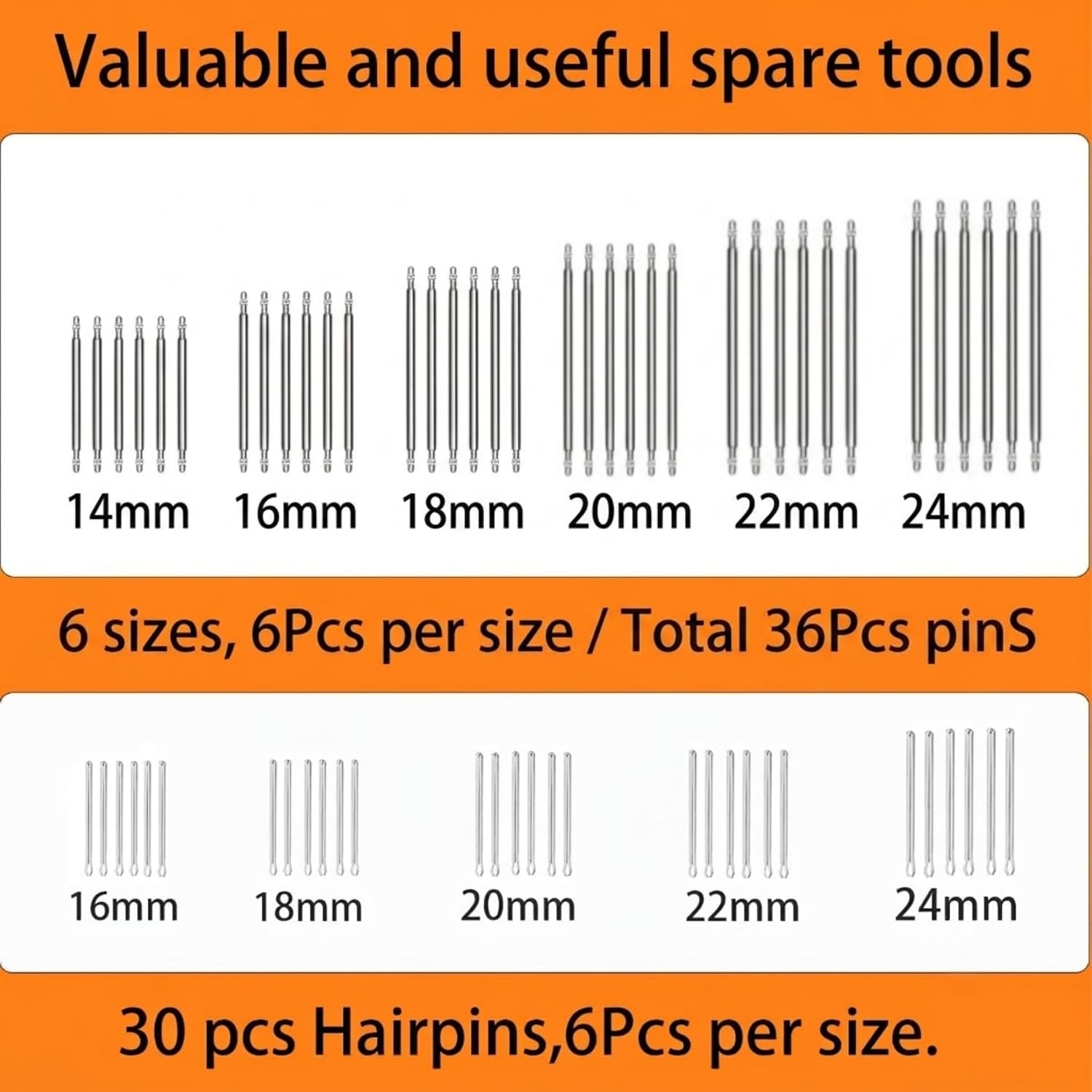 Watch Link Removal Tool Kit, Watch Band Adjustment & Resizing Tool with Double-Head Hammer,Metal Watch Band Link