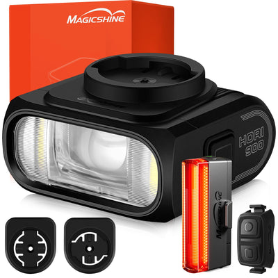 HORI 900 & SEEMEE 50 V2.0 Bike Lights Set, Remote Included