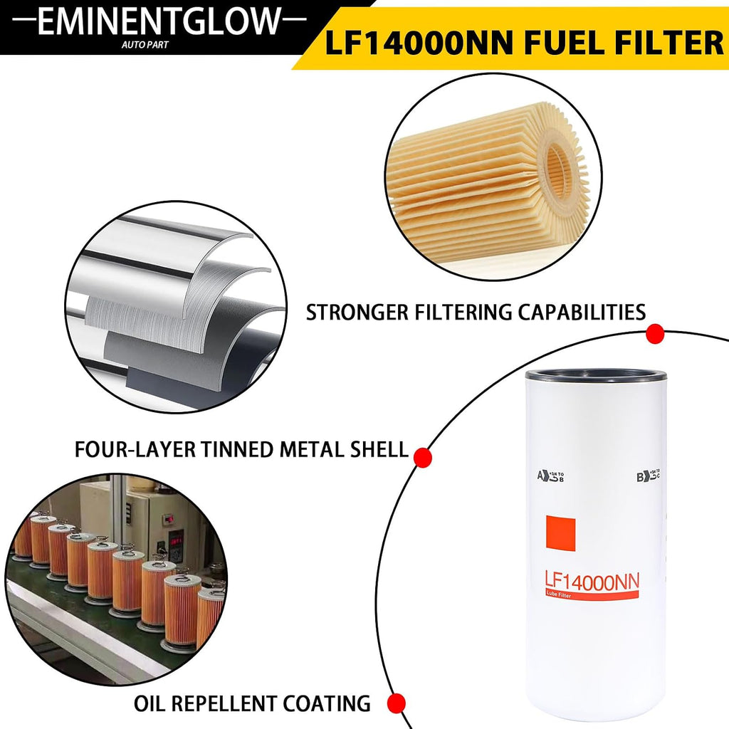 LF14000NN Oil/Lube Filter Set Of 6