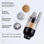 HUBEST Air Filter & Water Trap for Airbrush, 1/8" Inline Moisture Separator