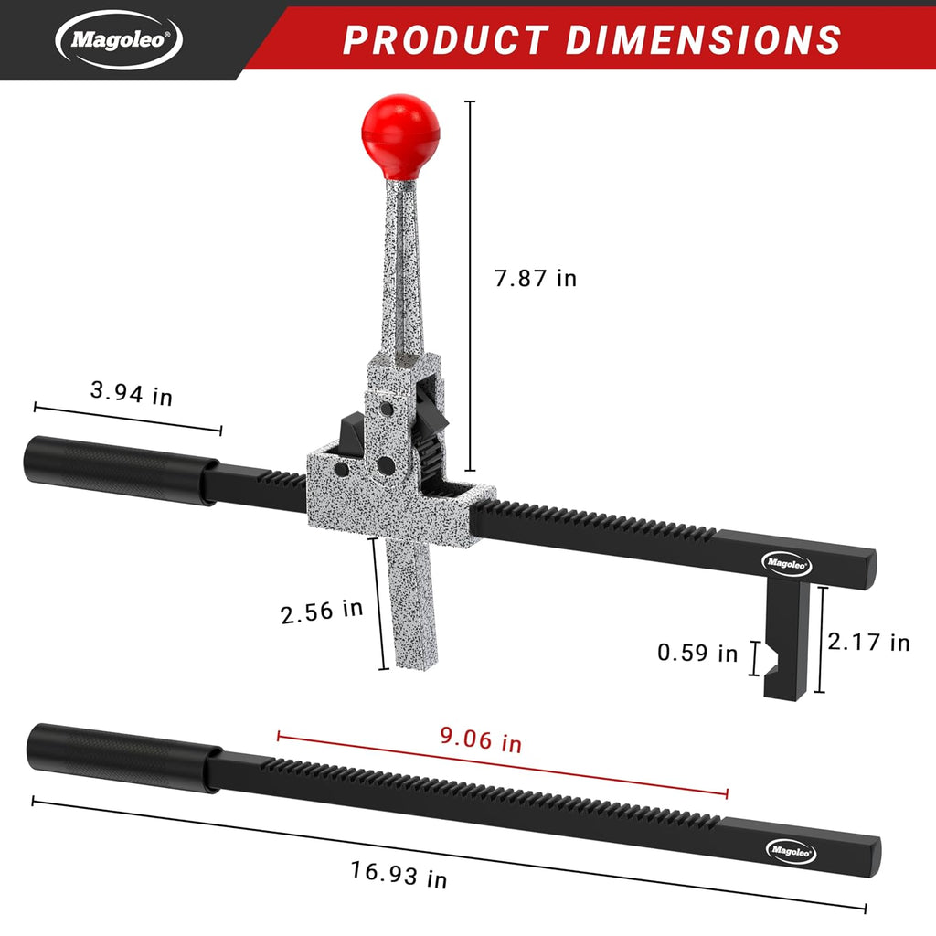 Chain Link Fence Stretcher Tool, Heavy-Duty Fence Puller & Tensioner for Fence Fabric Installation or Repair Projects