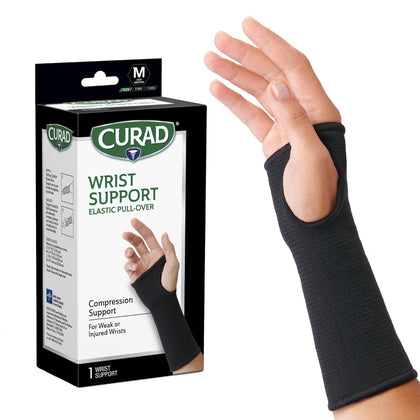 Elastic Pull-Over Wrist Support, Wrist Brace Sport Wrist Support for Fitness, Weightlifting, Tendonitis, Carpal