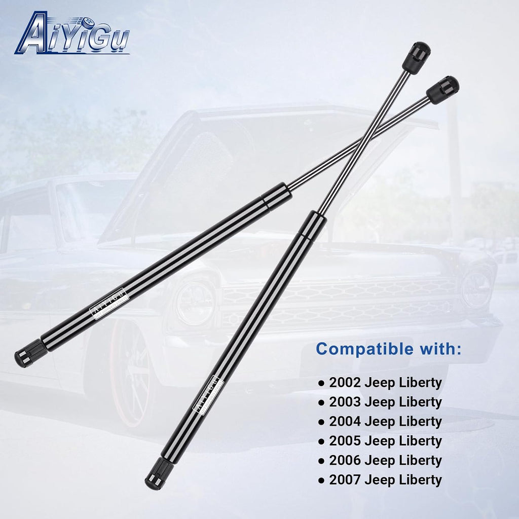 4365 Rear Window Shocks Struts for Jeep Liberty 2002-2007 4 Door