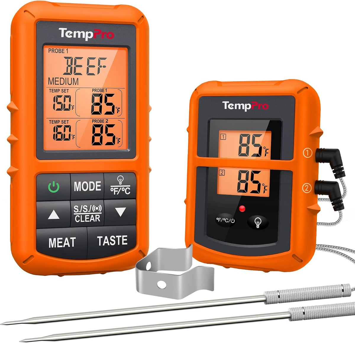 TempSync 500FT Wireless Meat Thermometer for Grilling and Smoking