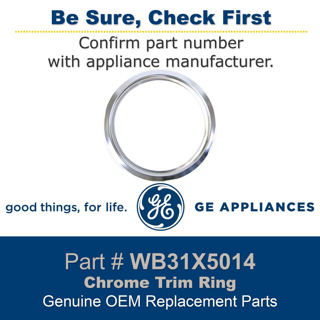 GE Appliances WB31X5014 Genuine OEM Burner Trim Ring for Ranges