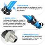TAILONZ 6mm x M6 Push to Connect Elbow Fitting 10Pcs