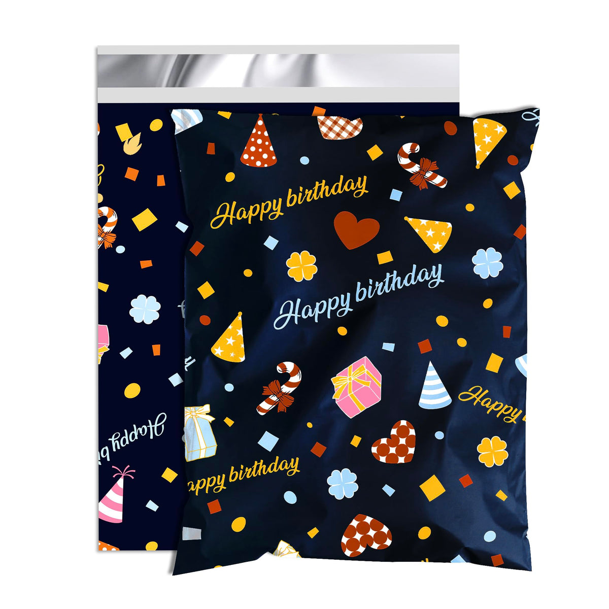 Cute Poly Mailers 6x9 Inch 100 Pcs, Happy Birthday