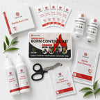 Emergency Burn Control Kit - Burn First Aid Kit - Tea Tree Oil