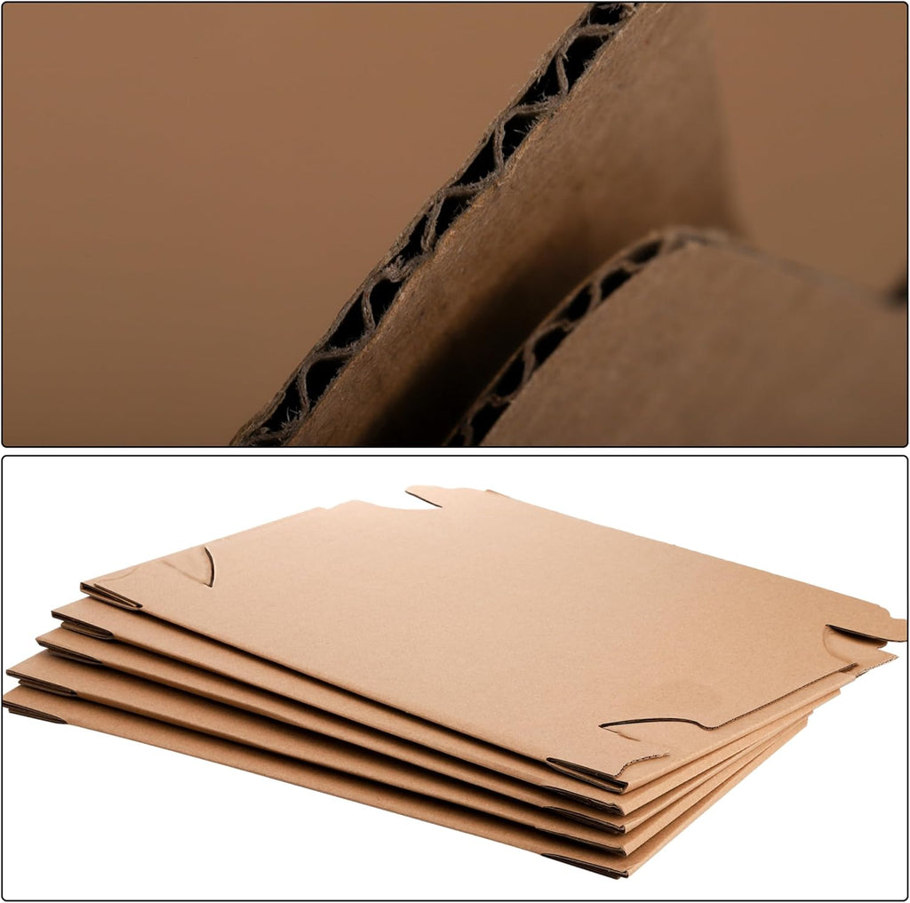 30 Pack 12x8x2 Inches Shipping Boxes, Brown Corrugated Cardboard Mailer Boxes, Medium Mailing Boxes for Shipping