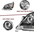 JSBOYAT Headlights for 2005-2010 Honda Odyssey OE Style