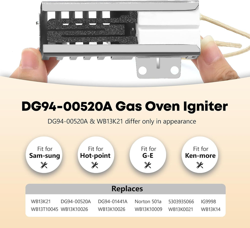 DG94-00520A DG94-01441A Gas Range Oven Igniter Fit for Sam-sung