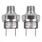 CNWZYMX 120-150 PSI Air Pressure Switch 1/4 NPT Thread, Silver 2PCS