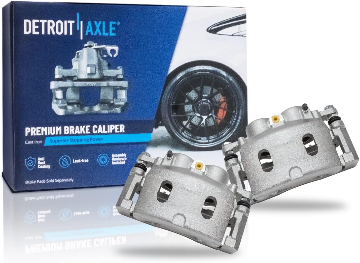Front Brake Kit for Cadillac XTS Escalade ESV EXT | Chevy GMC Silverado Suburban Express Sierra Savana Yukon XL 1500