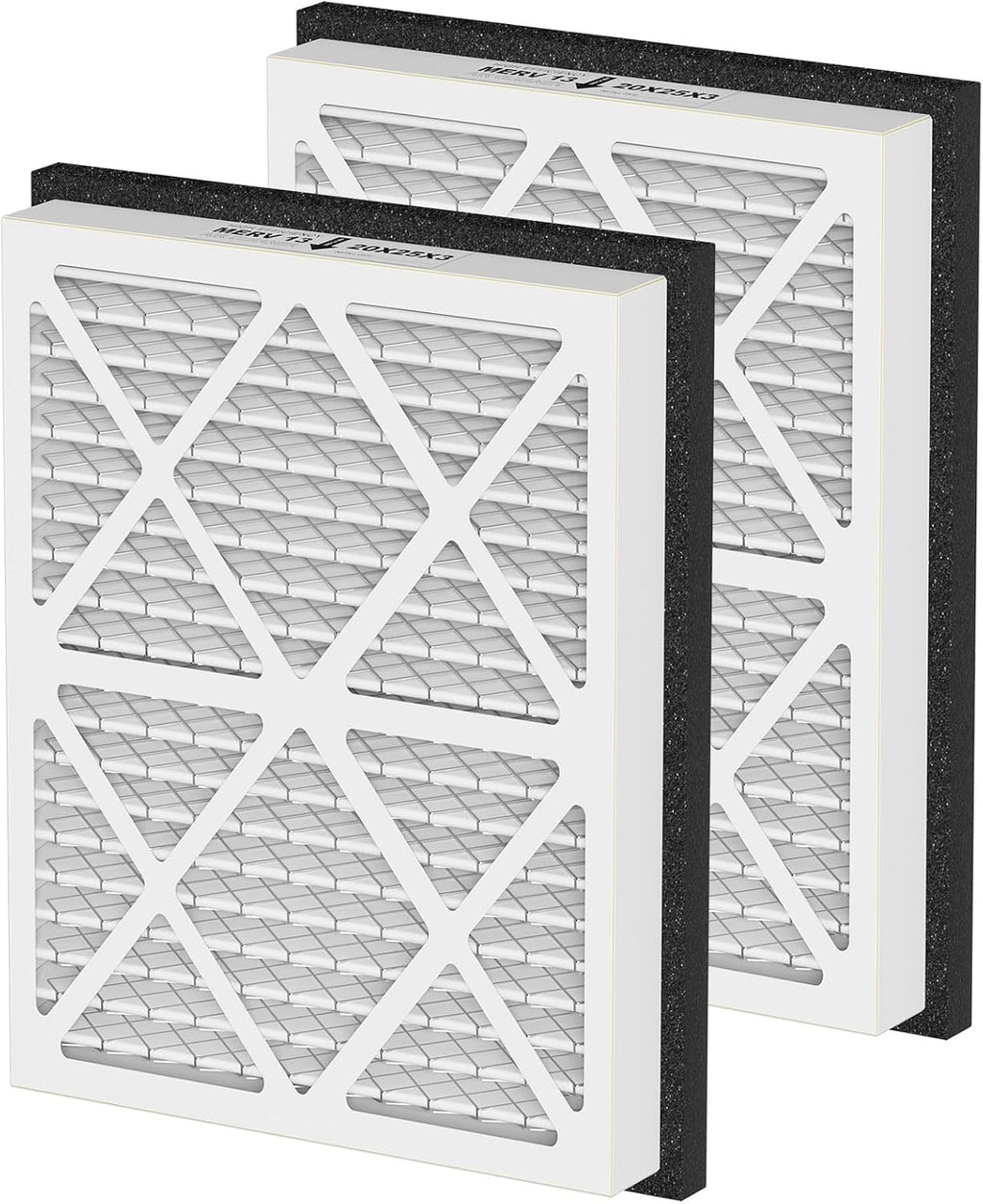 20x25x3 MERV 13 Pleated Air Filter Replacement Compatible with Honeywell Home Air Filter and Zephyr VGF Series