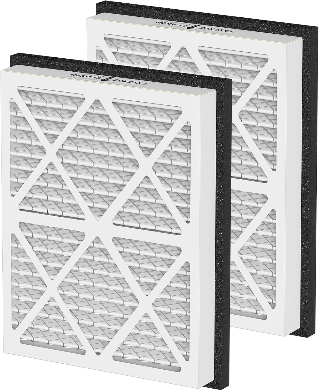 20x25x3 MERV 13 Pleated Air Filter Replacement Compatible with Honeywell Home Air Filter and Zephyr VGF Series