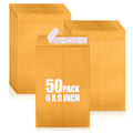 6x9 Catalog Envelopes 50 Pack Yellow Manila Envelopes Gummed