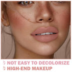 Matte Nude Lipstick, Waterproof Long Lasting for Women, 02 Nude