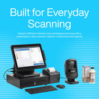 DS9208 Zebra Symbol 1D/2D Hands-Free Barcode Scanner, USB Cable Included