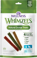 Wellness Stix Natural Dog Dental Treat, Chews, Freshens Breath, Small Size Sticks, 14.81 oz Bag, 28 Count