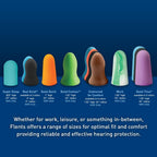 Protechs Contoured for Comfort Ear Plugs, NRR 32, 100 Pair, Orange