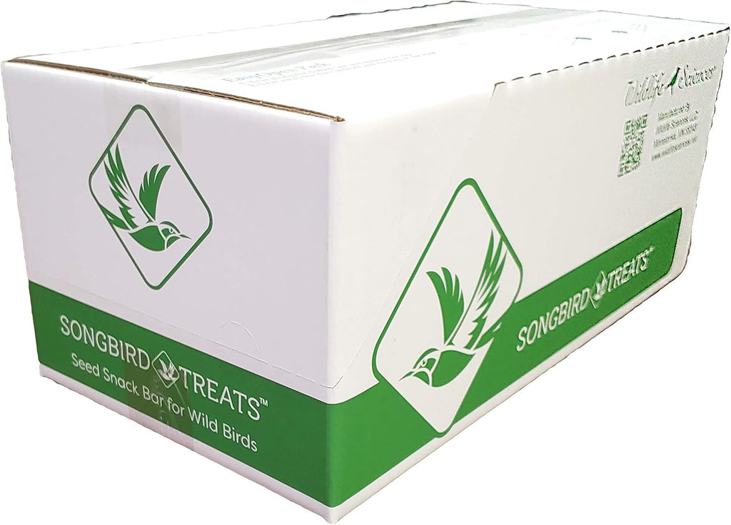 Songbird Treats Seed Bars | 8 Pack of 1.75-2 lb Bird Seed Cakes for Wild Birds (Songbird Feast)