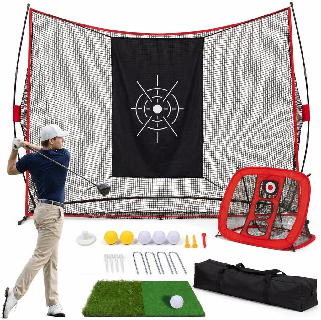 Golf Net, Golf Hitting Net for Backyard Driving Real Golf Balls