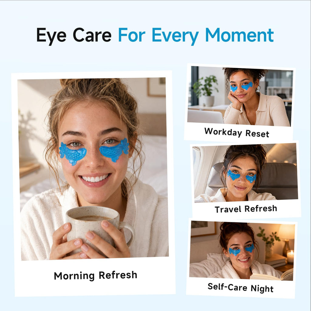 Guppy-Shaped Hydrogel Eye Patches for Puffy Eyes & Dark Circles